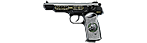 Автоматический пистолет Стечкина с бриллиантами