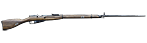 Mosin-Nagant Rifle 1891/1930 with a bayonet