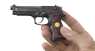 Beretta 92 F Pistol, M1976 miniature model in hand