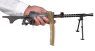 Пулемёт Браунинга М1919А6 миниатюрная моедль в руке