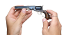 The Second Model Colt Navy Revolver miniature model in hand