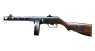 Пистолет-пулемёт Шпагина миниатюрная модель