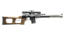 Бесшумная снайперская винтовка ВСС миниатюрная модель