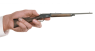 Winchester Carbine, M1892 miniature model in hand